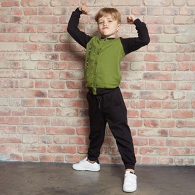 

Бомбер KAFTAN "Boy" р.30 (98-104 см), зелёный/чёрный