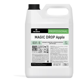 Моющее средство с ароматом яблока для посуды Magic Drop class Е Apple, 5л Ош