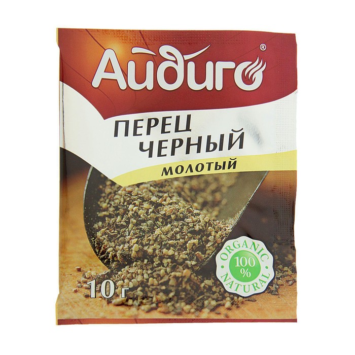 

Специя АЙДИГО Перец черный 10г молотый