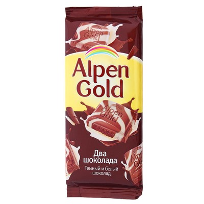 Шоколад Alpen Gold 90г/мол/тем. и бел шоколад (8009714) - Купить по ...