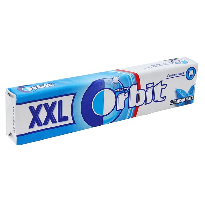 

Жевательная резинка Orbit XXL сладкая мята, 20,4 г