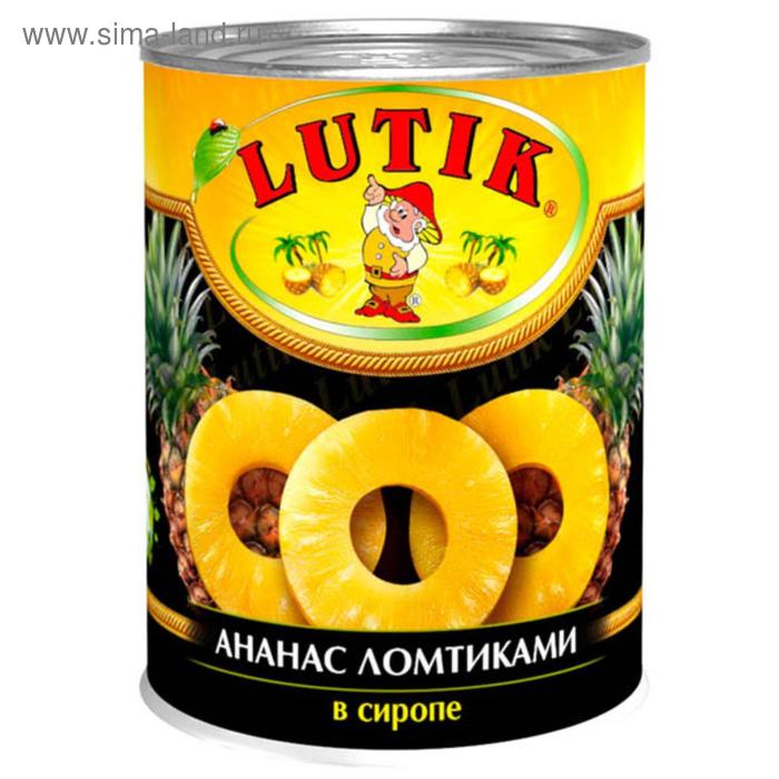 

Ананасы консервированные LUTIK шайба 580мл ж/б