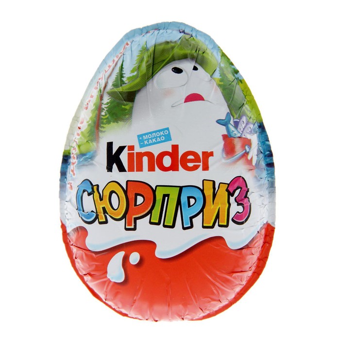 

Шоколадное яйцо KINDER СЮРПРИЗ "Маша и медведь", 20 г