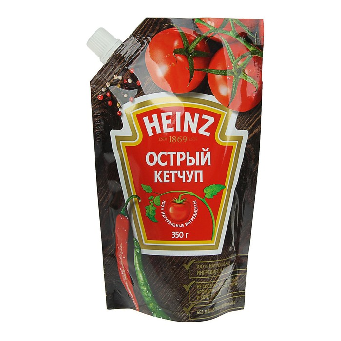 

Кетчуп HEINZ Острый 320-350г д/п