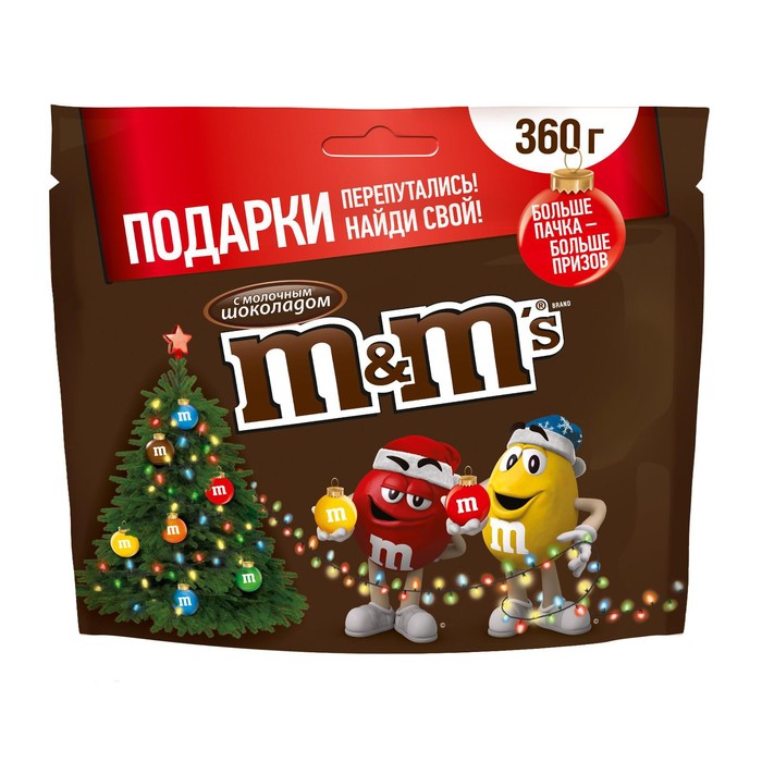 Драже M&M`s с молочным шоколадом, 360 г