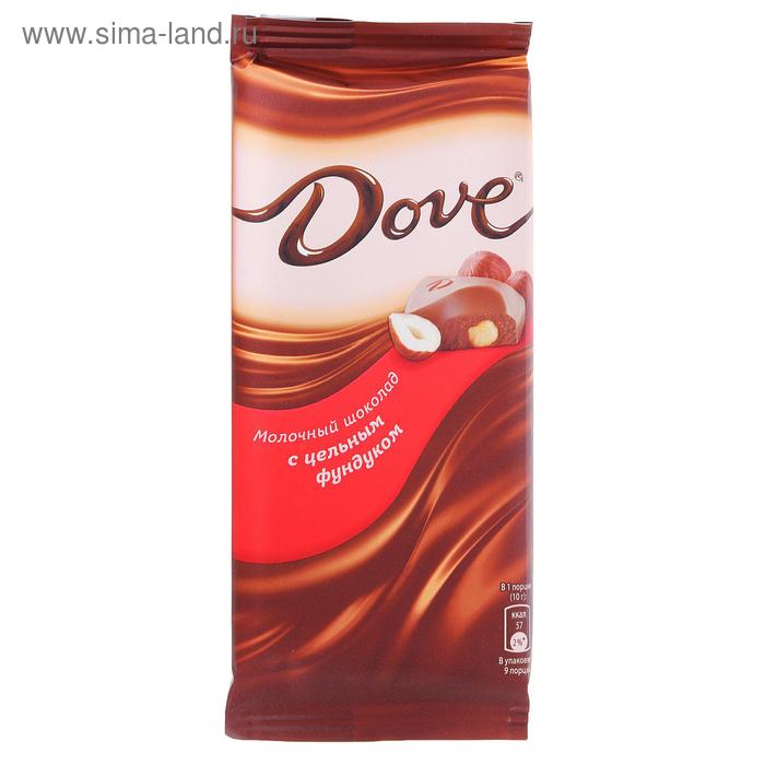 

Шоколад молочный Dove с фундуком 90 г