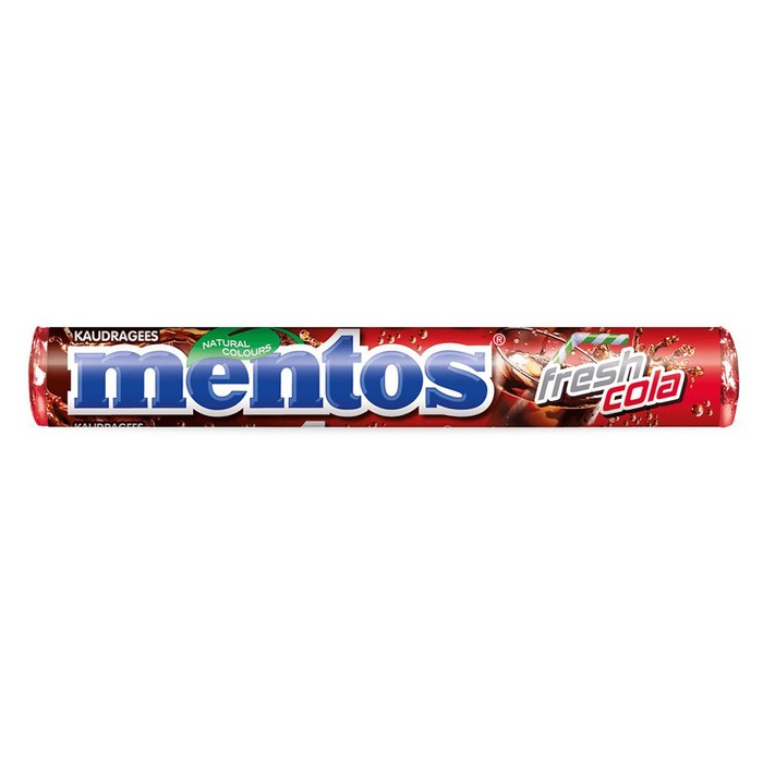 

Драже Mentos 37г/Кола