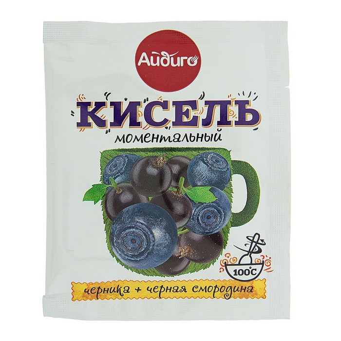 

Кисель АЙДИГО моментальный черника+ черная смородина 30г