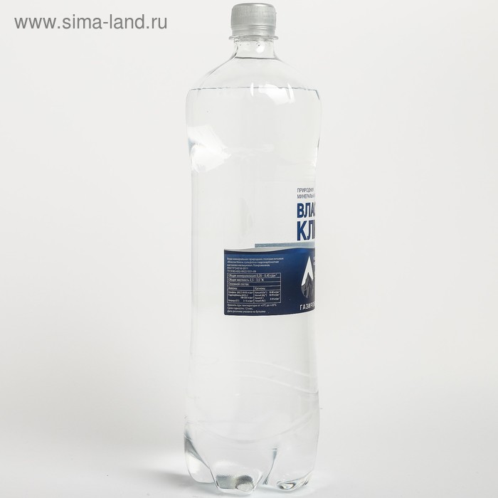 Природная минеральная столовая вода Власов ключ 1,5л. газ.