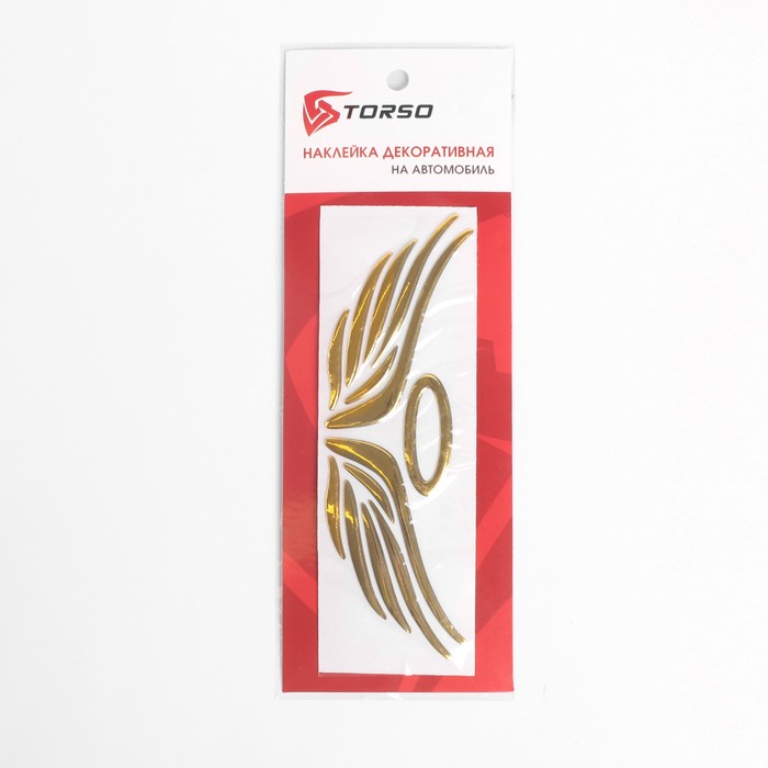 Наклейка на автомобиль DA-303-05 "Ангел" золотистая