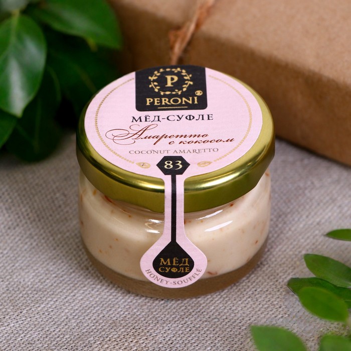 Мёд-суфле Peroni, Амаретто с кокосом, 30 г мёд суфле peroni молочный цветок 30 г