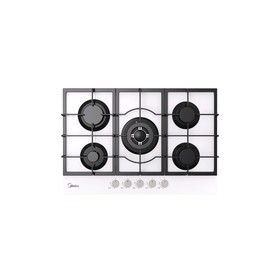 

Варочная поверхность Midea MG7560TGW, газовая, 5 конфорок, 75 см, белая