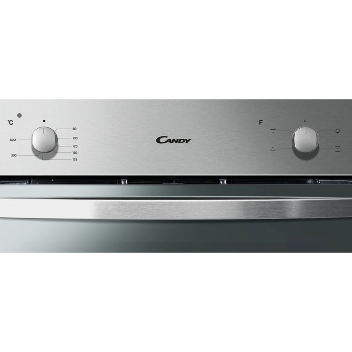

Духовой шкаф Candy FCS100X/E1, электрический, 71 л, 4 режима, серебристый