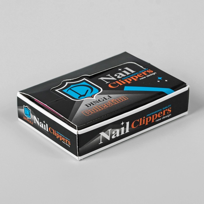 Кусачки-книпсер маникюрные, с пилкой, 6(±0,5)см, цвет МИКС