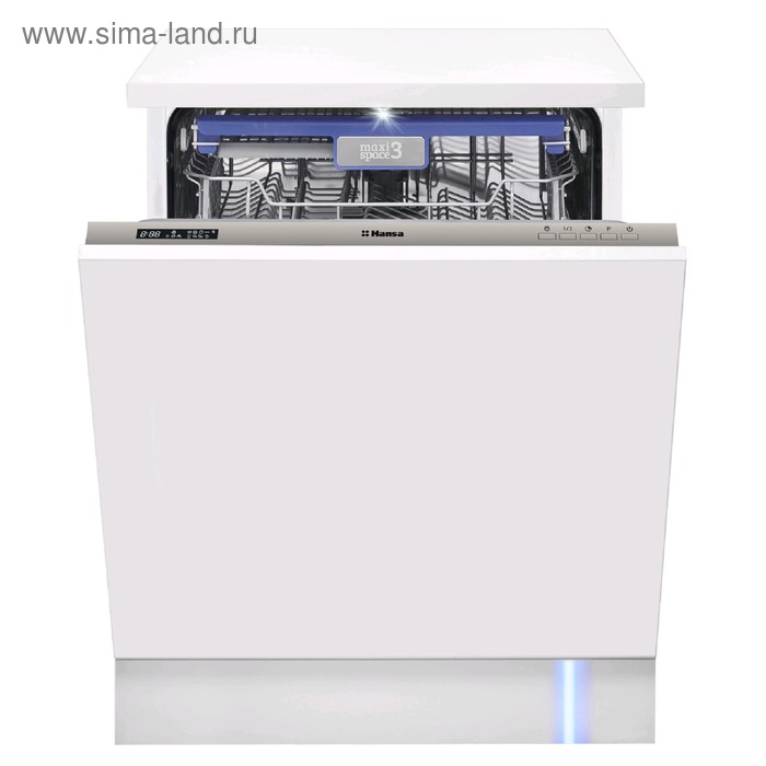 Посудомоечная машина Hansa ZIM648ELH, встраиваемая, класс А++, 14 комплектов, 11 л