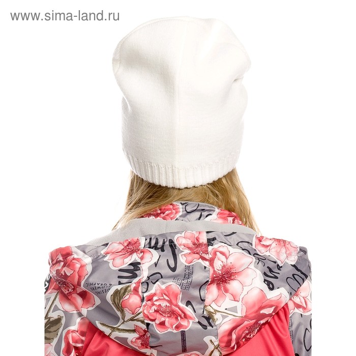 

Шапка для девочек, размер 51-52, цвет белый