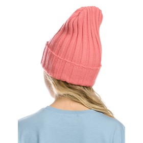 

Шапка для девочек, размер 53-54, цвет коралловый