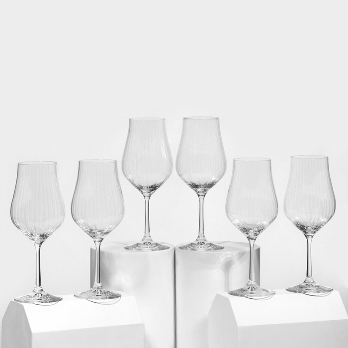 Набор бокалов для вина «Тулипа», 350 мл, 6 шт набор бокалов для вина тулипа оптик 550 мл 6 шт
