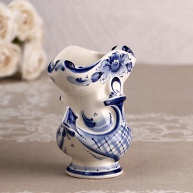 

Салфетница "Якорь", гжель, h=12 см