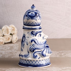 

Штоф "Голова", гжель, h=27 см