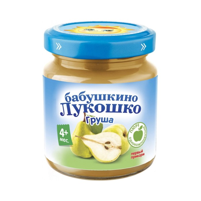 

Пюре Бабушкино лукошко груша 100г ст/б