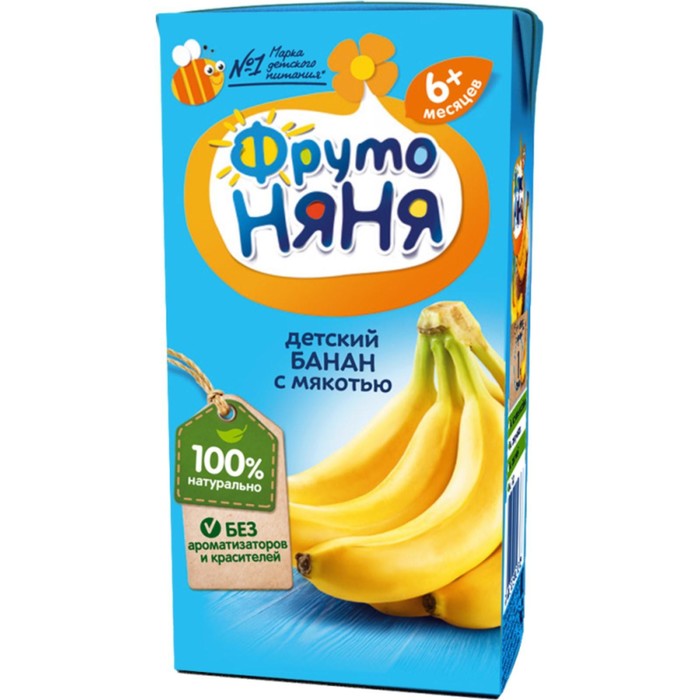 

Нектар ФРУТОНЯНЯ банан с мякотью 0,2л