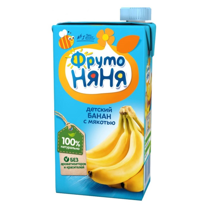 

Нектар ФРУТОНЯНЯ банан с мякотью 0,5л