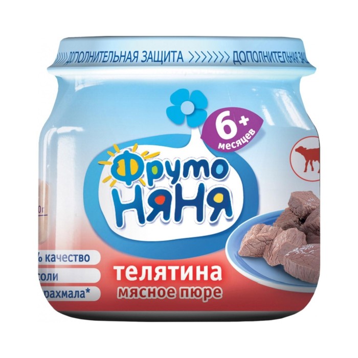

Пюре ФРУТОНЯНЯ телятина 80гст/б