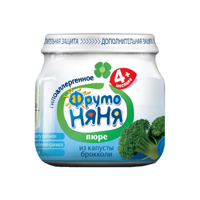 

Пюре ФРУТОНЯНЯ из капусты брокколи 80г ст/б