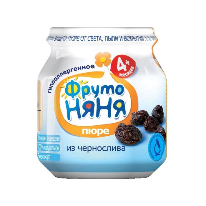 

Пюре ФРУТОНЯНЯ чернослив 100г ст/б