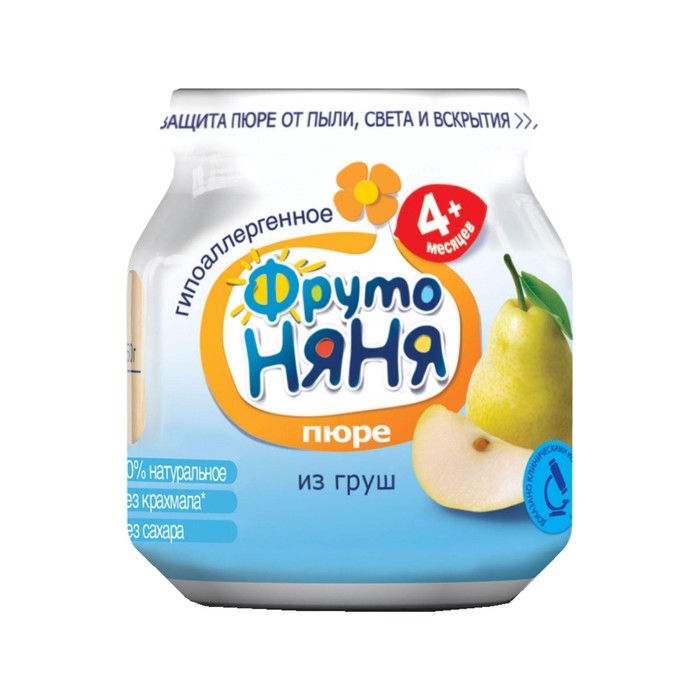 

Пюре ФРУТОНЯНЯ груша 100г ст/б