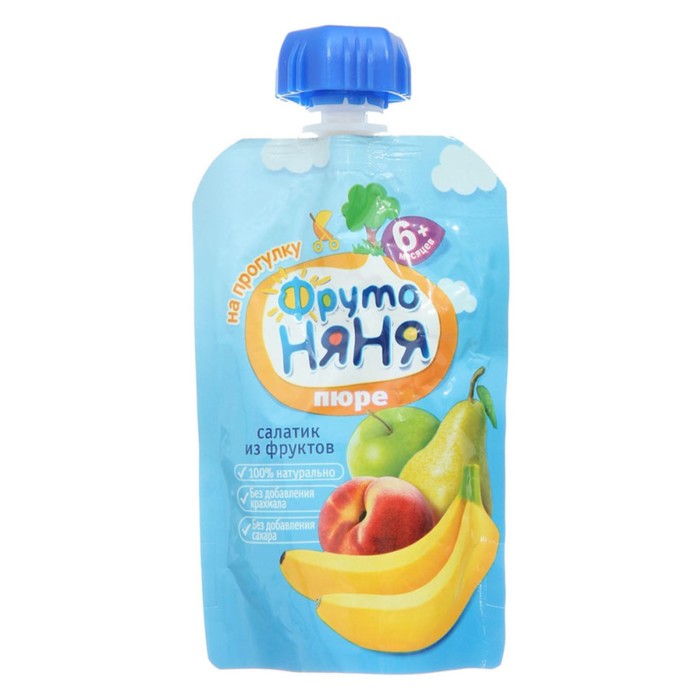 

Пюре ФРУТОНЯНЯ Салатик из фруктов 90г д/п