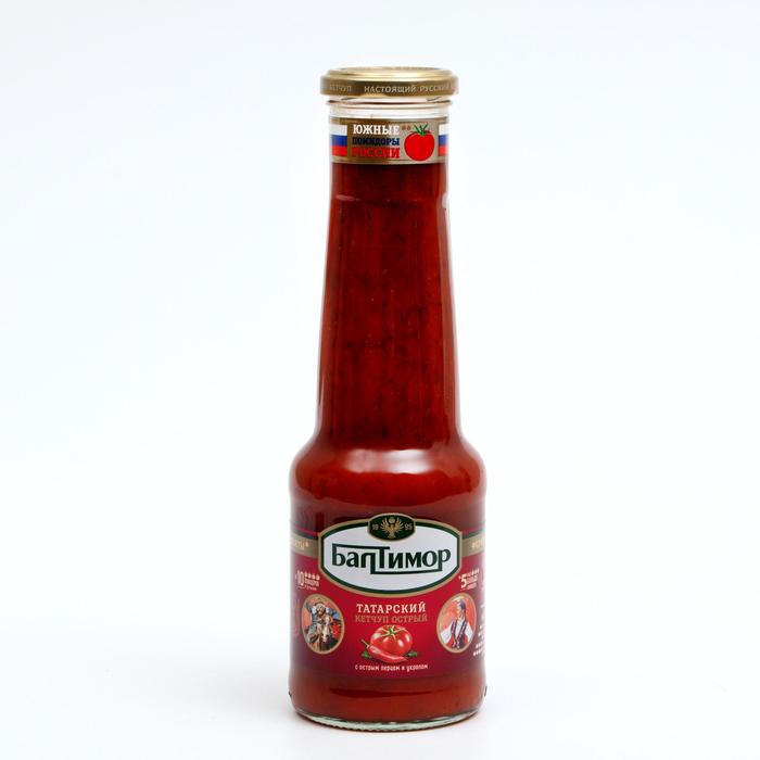 Кетчуп БАЛТИМОР острый Татарский 530г ст/б