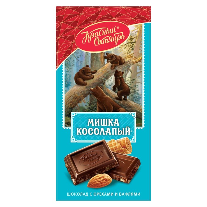 

Шоколад Мишка Косолапый 75г/мол/Объединенный кондитера