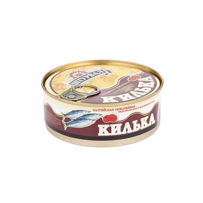 Килька балтийская обжаренная в т/с 240г ключ (1упак-48шт)