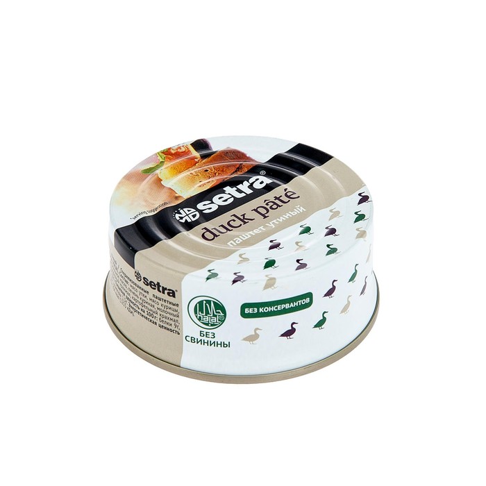 

Паштет утиный Setra,100гр 1/20 шт Сербия (шт)