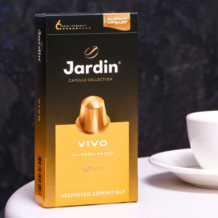 Капсулы для кофе Jardin Vivo, 10 капсул капсулы для кофе jardin andante 10 капсул