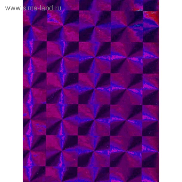 

Самоклеящаяся пленка Color decor 1009 голографический квадрат фиолетовый 0,45х8,0