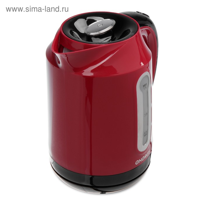 фото Чайник электрический energy e-210, пластик, 1.7 л, 2200 вт, красный