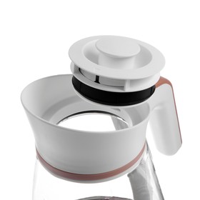 

Чайник электрический ENERGY E-297, стекло, 1.5 л, 2200 Вт, бело-коралловый