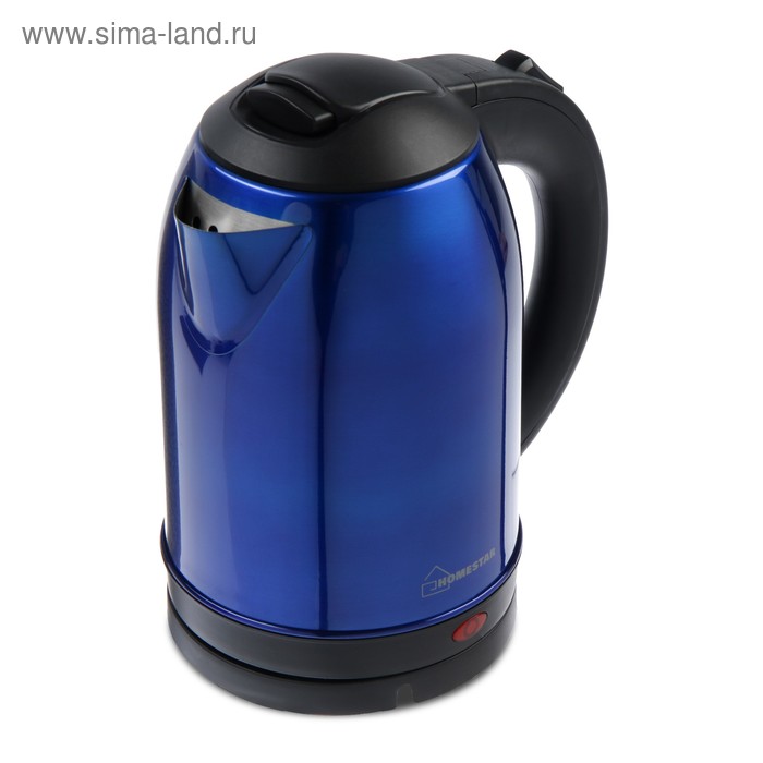 Чайник электрический HOMESTAR HS-1009, металл, 1.8 л, 1500 Вт, синий
