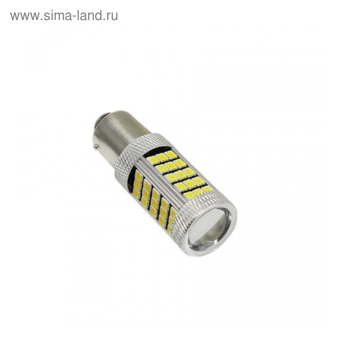 фото Лампа светодиодная 12в (21/5w) bay15d 12 smd 5630+1cree линза (crl), белая