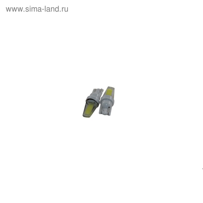 фото Лампа светодиодная т10 (w2,1-9,5d) белая, 1 cob yl 1,5, ec 12в