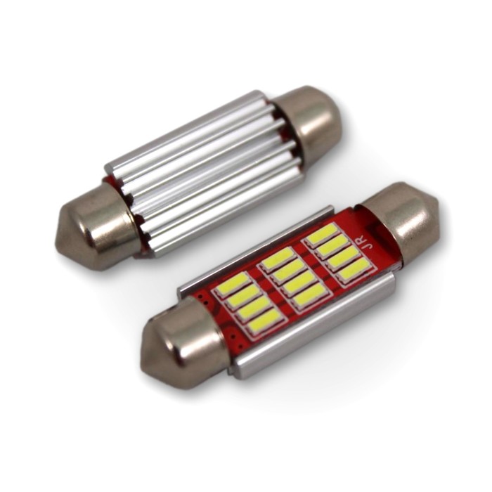 

Лампа светодиодная 11-39 (SV8,5) 12 SMD 4014, CANBUS обманка, радиатор, 12В