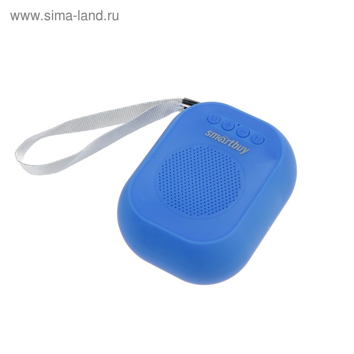 Портативная колонка SmartBuy BLOOM, 3 Вт, Bluetooth, MP3, FM-радио, синяя