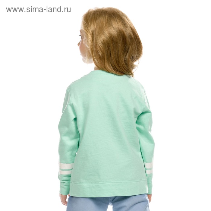 

Толстовка для девочек, рост 98 см, цвет ментол