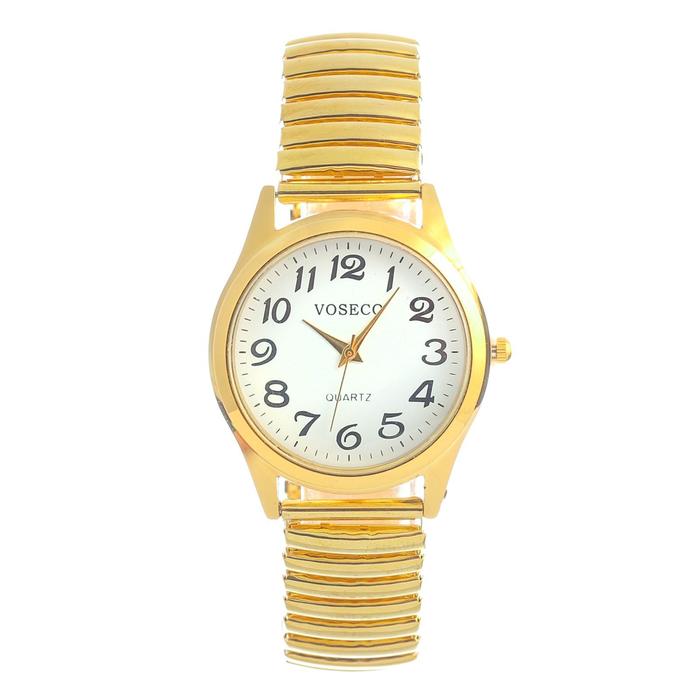Часы наручные женские, золото, d-4 см