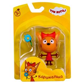 

Фигурка «Карамелька» с подвижными ножками и ручками, с аксессуаром, 7,6 см, Три кота
