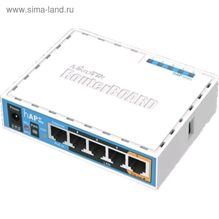 

Маршрутизатор беспроводной MikroTik RB952UI-5AC2ND, 10/100 Мбит, белый
