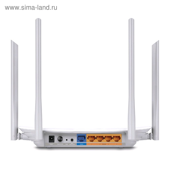 фото Wi-fi роутер беспроводной tp-link archer c50(ru) ac1200, 10/100 мбит, белый